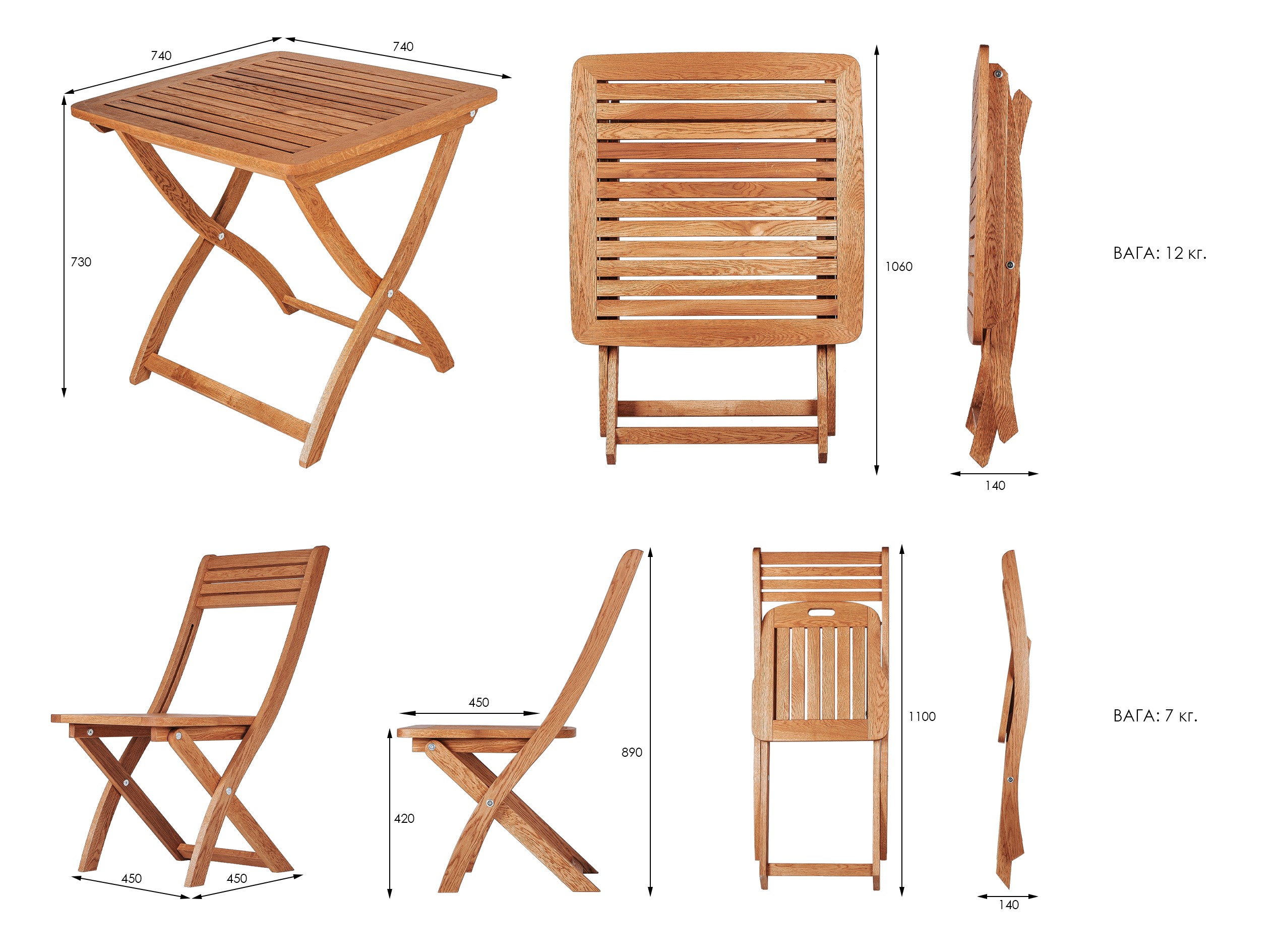 Садовий набір California teracce