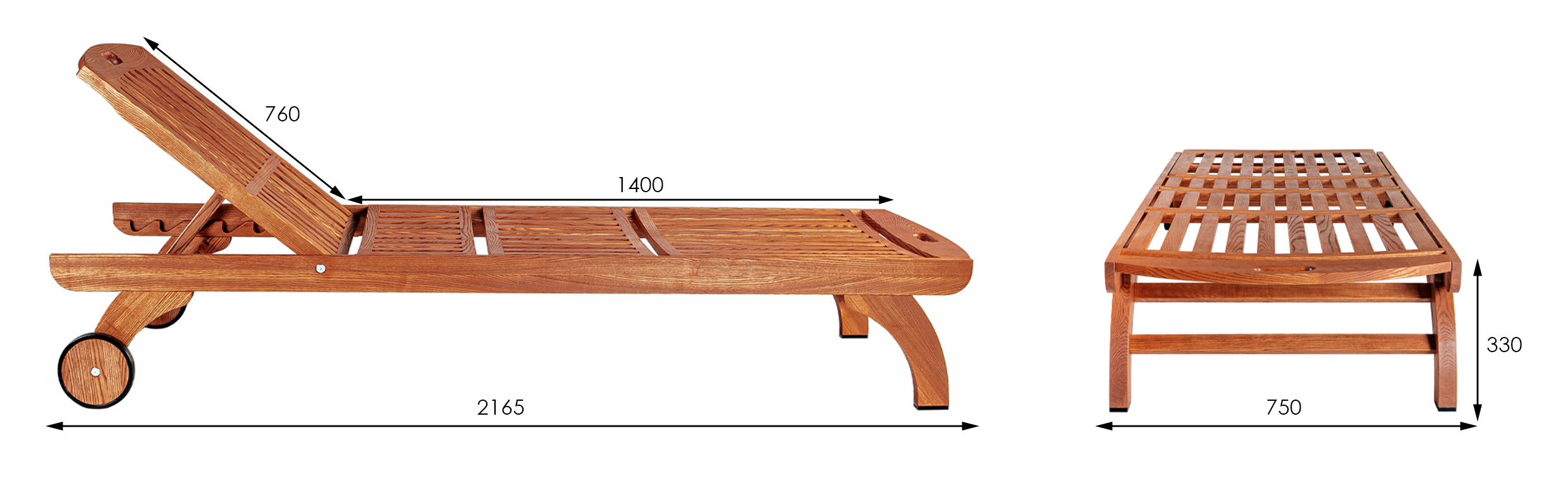 Шезлонг VIP California