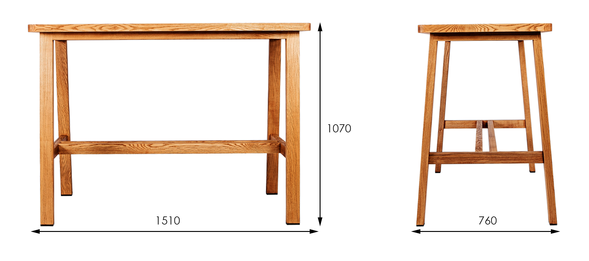 Великий барний стіл Lugano