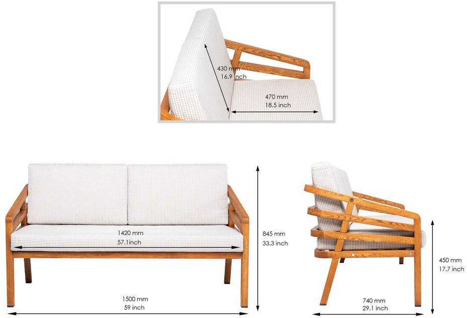 Lugano dinner sofa Family