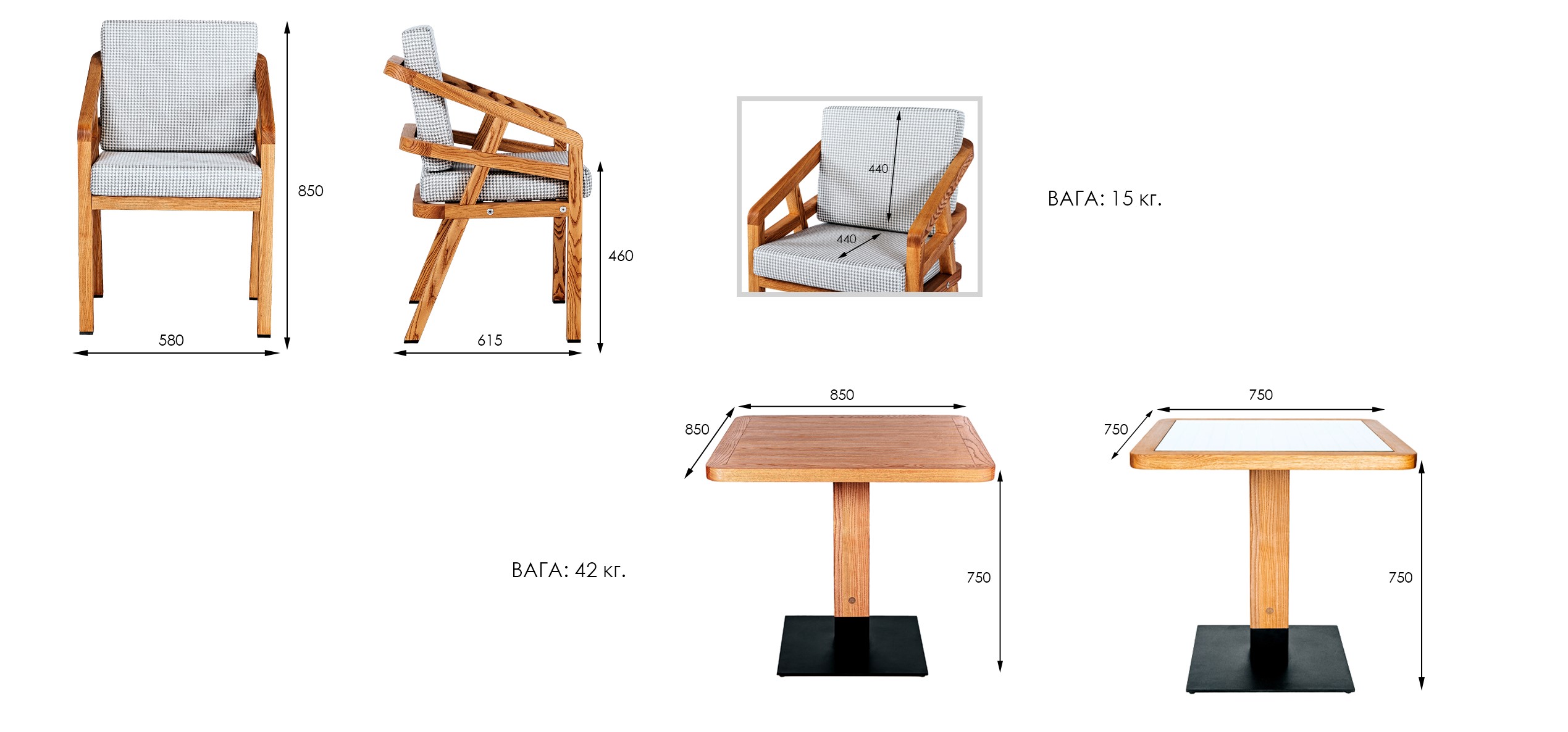Lugano dinner set DUO