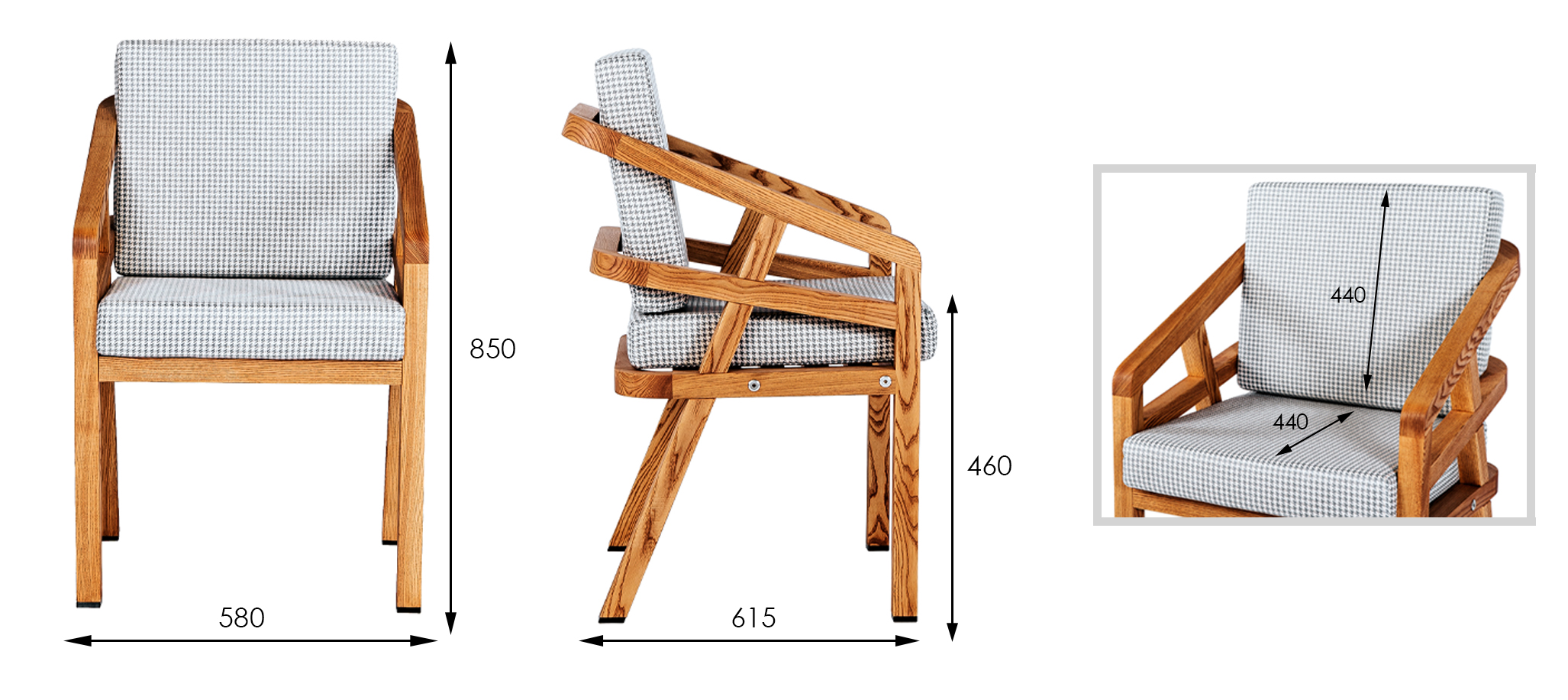 Стілець обідній Lugano