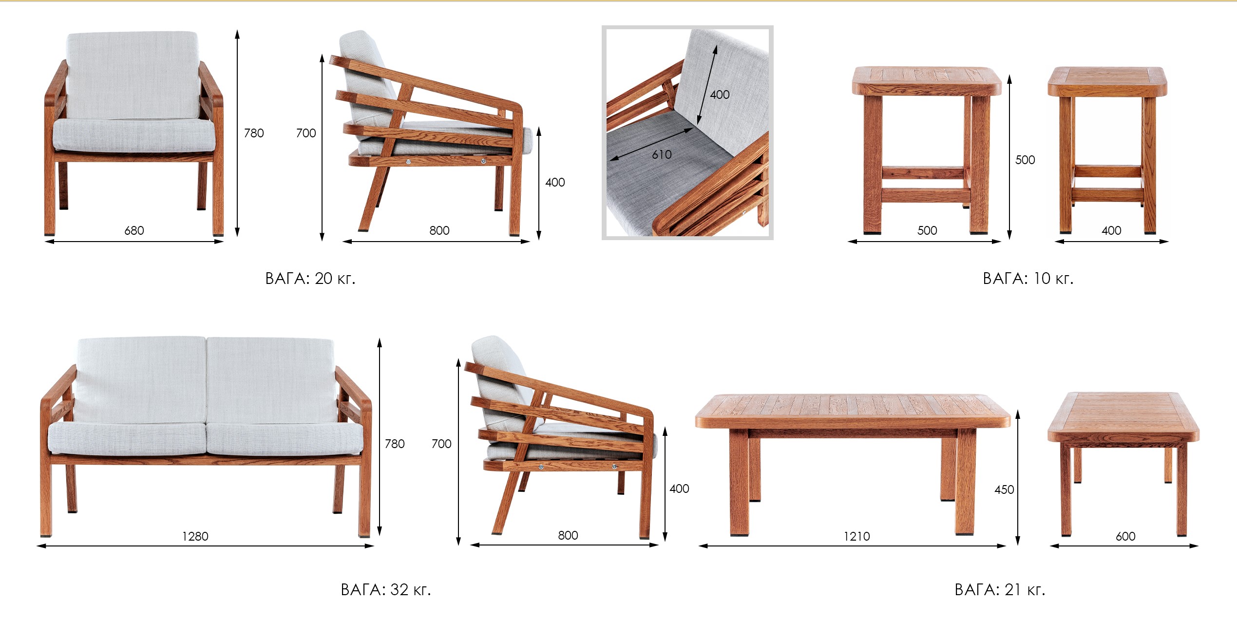 Садовий набір Lugano