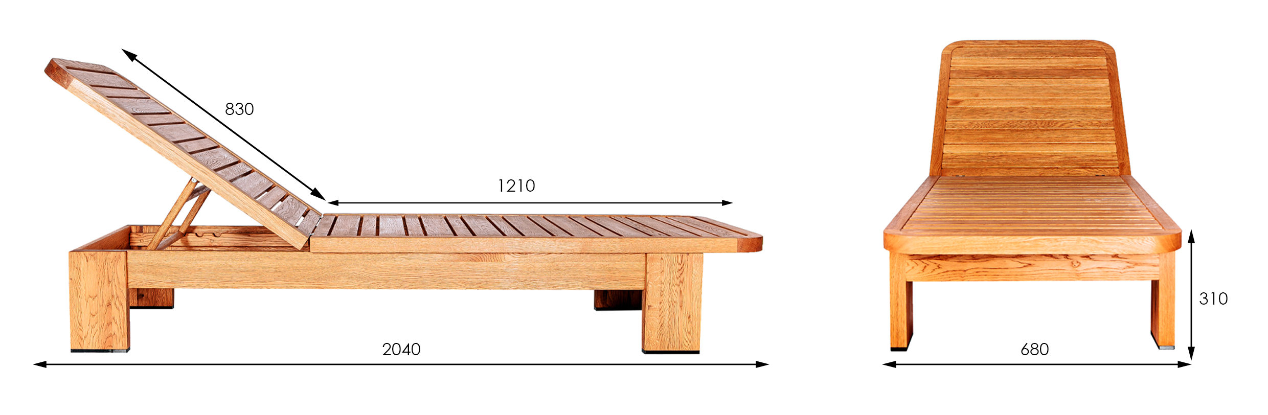 Шезлонг Lugano Lounge